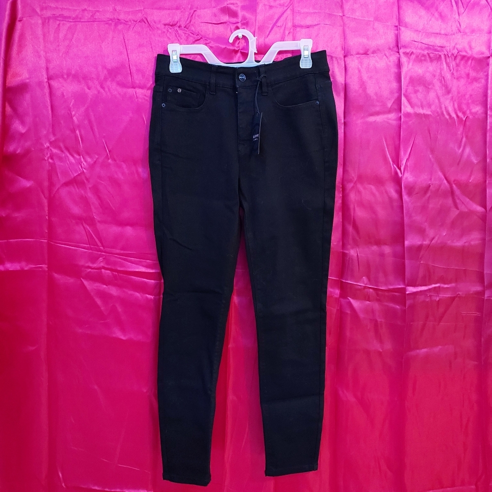 Black High Rise Skinny Jeans